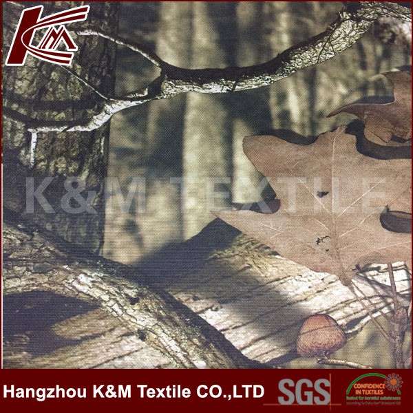 100% polyester fabric mossy oak printed brushed polyester fabric